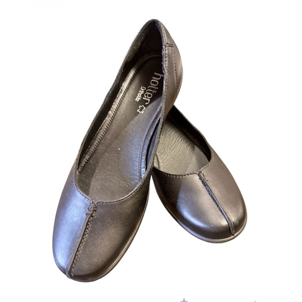Hotter Women’s Shoes Robyn Black Sz. 8.5 Comfort Timeless Walking